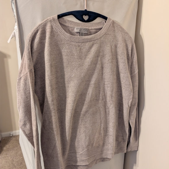 Barefoot Dreams Cozy chic Ultra Lite XS Beachrock Sporty Sweater - Picture 3 of 4